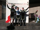 U23 SM-maantie. Voittaja Oskari Vainionpää, hopeaa Jesse Kaislavuo ja pronssia Mikko Paajanen